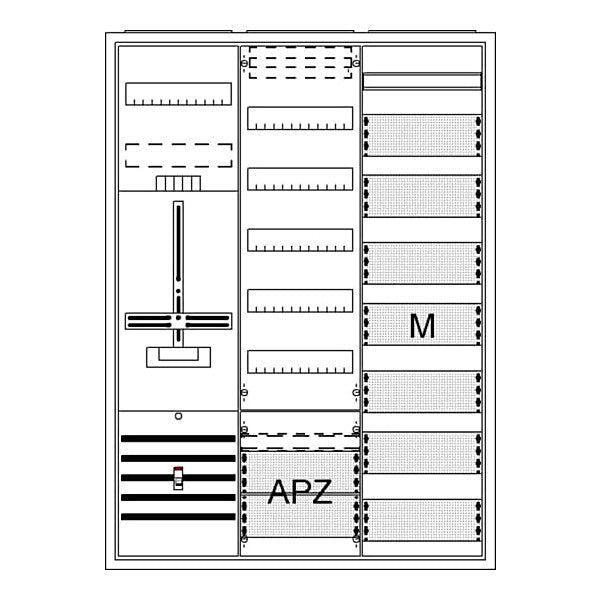 STRIEBEL & JOHN Komplettschrank AP3Pkt.A371Z1V7M1A2 DA37CD